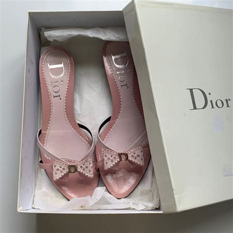 kitten heels dior|Dior kitten heels vintage.